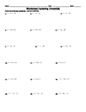 Factoring Trinomials