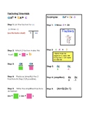 Factoring Trinomials (step by step)