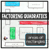 Factoring Quadratics Worksheet Activity - What’s the Area?