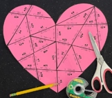 Factoring Trinomials - Algebra 1 Valentine's Day Puzzle Activity