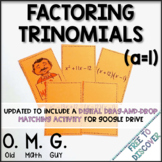 Factoring Trinomials Card Game