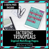 Factoring Trinomials Digital Puzzle