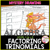 Factoring Trinomials (a = 1) Algebra 1 Math Mystery Pictur