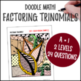 Factoring Trinomials (a=1) | Doodle Math: Twist on Color b