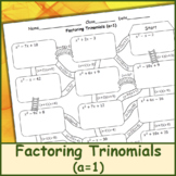Factoring Trinomials (a=1) Maze