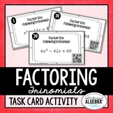 Factoring Trinomials (a = 1) | Task Cards