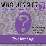 Factoring Whodunnit Activity - Printable & Digital Game Options