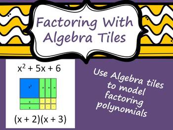 Preview of Factoring With Algebra Tiles