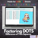 Factoring the Difference of Two Squares - Puzzle Pixel Art
