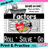 Factors GAME: 4th Grade 4.OA.B.4: Fun Factors Activity