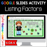 Factors Google Slides Activity
