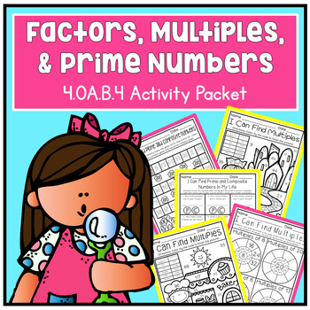 Preview of Factors, Multiples, Prime & Composite 4.OA.B.4 4th Grade Math