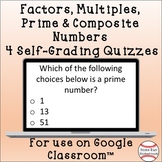 Factors, Multiples, Prime & Composite Numbers Google Class