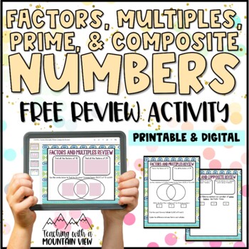 Preview of Factors Multiples Prime and Composite Number Review