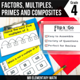 Factors Multiples Prime and Composite Numbers Task Cards 4