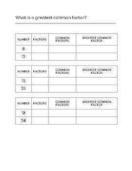 Factors Test by Mr Sing Song | TPT