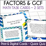 Factors and GCF Print and Digital Resources 6th Grade Math