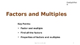 Factors and Multiples