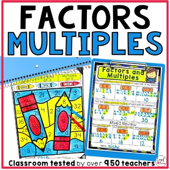 Preview of Factors and Multiples | 4th Grade Math | Multiplication Worksheets