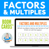 Factors and Multiples Digital Boom Cards™