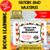 Factors and Multiples Boom Learning℠ | FALL