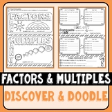 Factors and Multiples Discover & Doodle