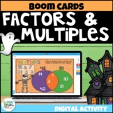 Factors and Multiples GCF & LCM Digital BOOM Cards - Hallo