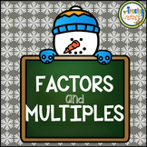 Factors and Multiples No Prep (Winter Theme)