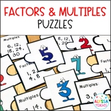 Factors and Multiples Puzzles Freebie