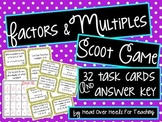 Factors and Multiples Scoot Game {Task Cards}