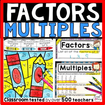 Factors and Multiples | 4th Grade Math | Multiplication Worksheets