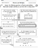 Factors and Multiples Worksheets (Set of 5)
