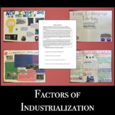 Factors of Industrialization - Jigsaw Activity & Poster Project