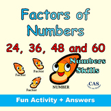 Factors of Number Puzzle 1