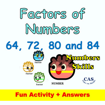 Preview of Factors of Number Puzzle 2