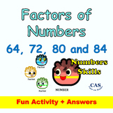 Factors of Number Puzzle 2