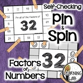 Factors of Numbers - Self-Checking Math Centers - Multiplication
