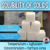 Factors that Affect Solubility Lab Activity - Solutions or