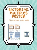Factors vs. Multiples