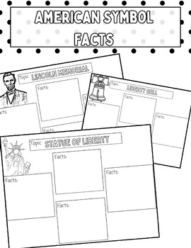 Preview of Facts About American Symbol Research Organizer