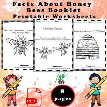 Facts About Honey Bees Booklet by super kidspro | TPT