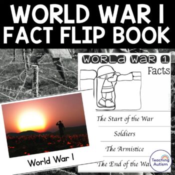 Preview of Facts About World War 1 Flip Book | World War 1 Activities