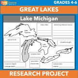Facts About the Great Lakes Research Project, Graphs, and Maps