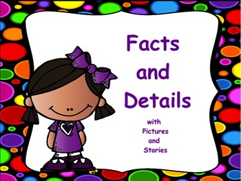 Preview of Facts & Details: Flipchart, Worksheets, and Anchor Chart