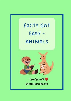 Preview of Facts Got Easy - Animals