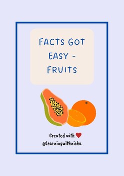 Preview of Facts Got Easy - Fruits