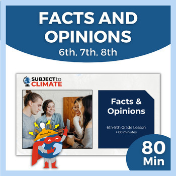 Preview of Facts & Opinions | ELA Activities for Middle School | Free