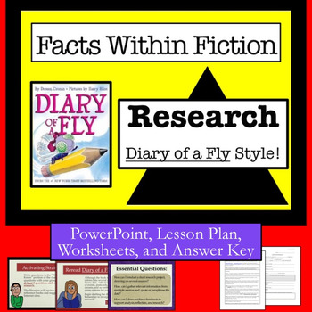 Preview of Facts Within Fiction Research--                     "Diary of a Fly" Style!