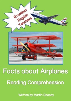 Preview of Facts about Airplanes: Reading Comprehension
