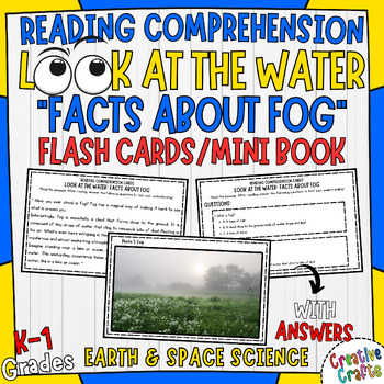 Preview of Facts about Fog K-1st Earth Science Reading Comprehension Task Cards